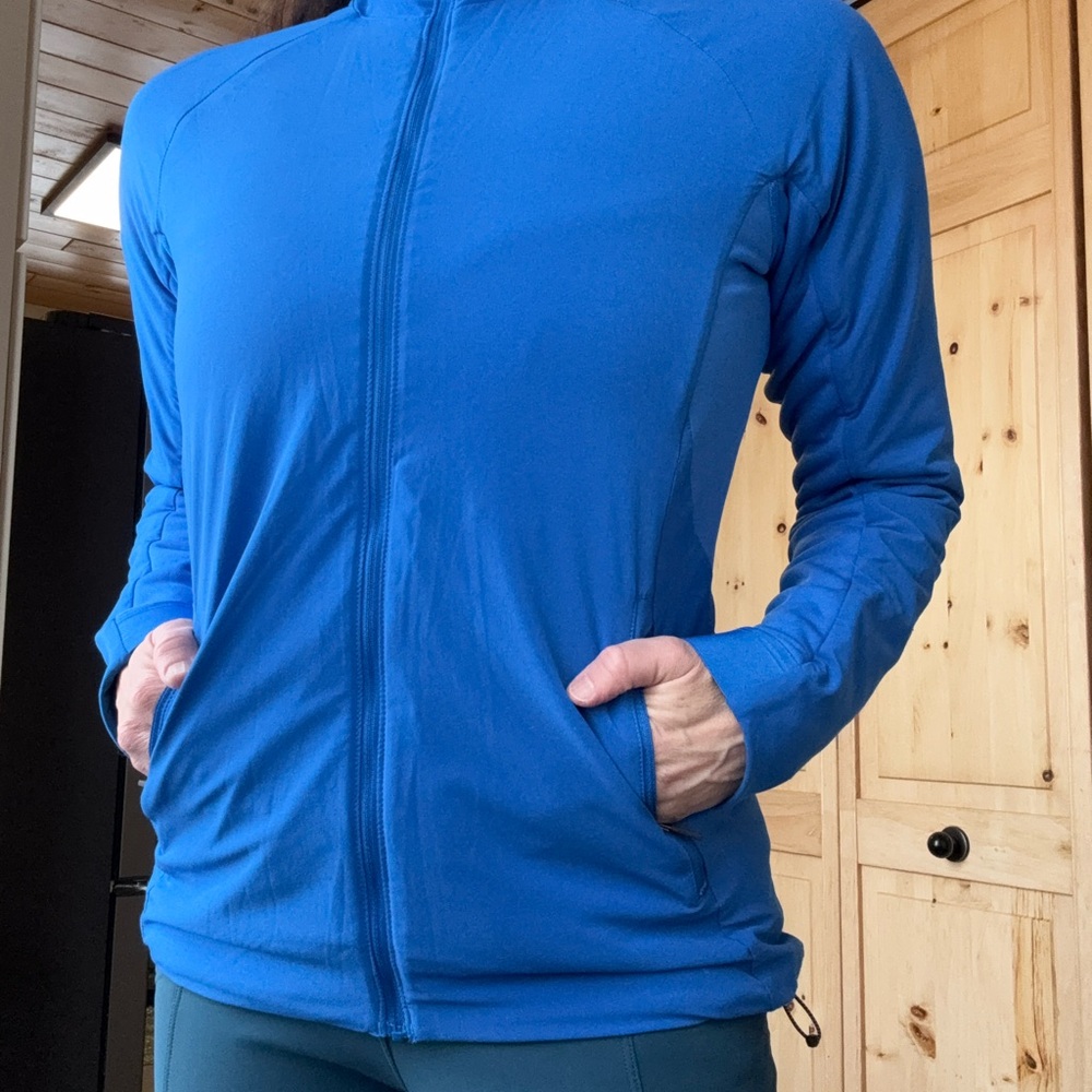 MEC Blue hybrid cross country ski Jacket